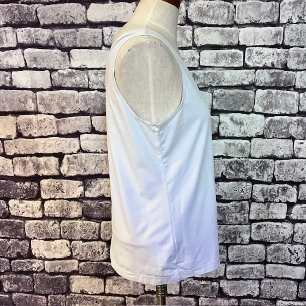 Chico's Ivory Sleeveless Tank Size L - Picture 5 of 7